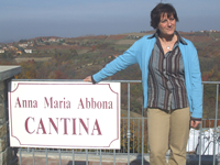 Anna Maria Abbona outside his winery
