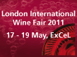 The London International Wine Fair, 18-20 May at Excel London 