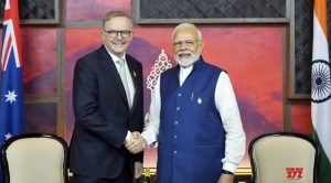 Australian PM Anthony Albanese with PM Narendra Modi at G20 Summit last week