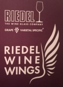 Riedel Wine Glass takes Wings