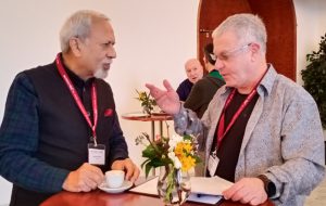 Arora continues his exclusive Chat withvRobert Joseph at a Coffee Break at Mundus Vini 2023