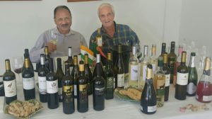 Tasting wine with José Luís Santos Lima Oliveira da Silva at the winery