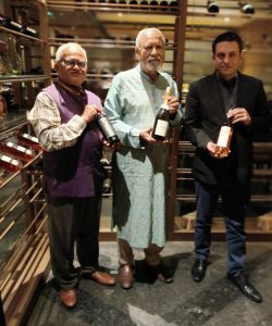 With Parthiban , DWC President and Charles Donnadieu, Corporate Sommelier of The Lalit Group of Hotels