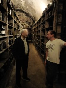 In the underground cellar with Daniel Niepoort