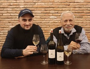 Tasting K’AVSHIRI Red &White at their Imereti winery with Vladimer Kublashvili, Chief Winemaker and Deputy General Director of Winery Khareba