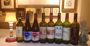 Wines tasted at Café Dali