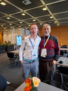 With my friend Patrick Schmitt MW in the Journalist Room