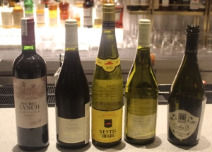 Wines at Avartana Dinner at ITC Maurya