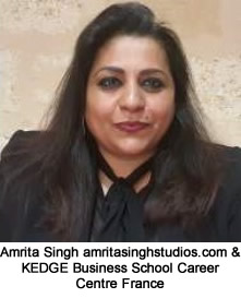 Amrita Singh amritasinghstudios.com & KEDGE Business School Career Centre France