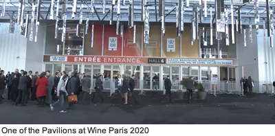 One of the Pavilions at Wine Paris 2020