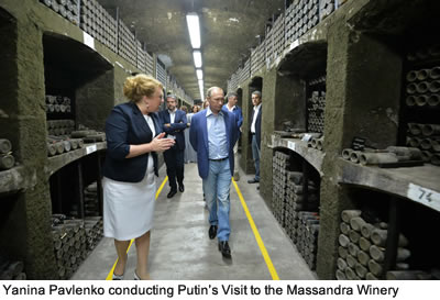 Yanina Pavlenko conducting Putin’s Visit to the Massandra Winery