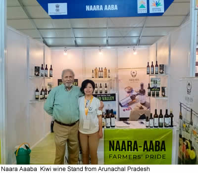 Naara Aaaba  Kiwi wine Stand from Arunachal Pradesh